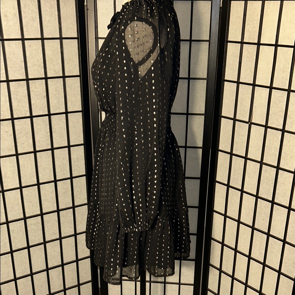 Old Navy Elegant Black Dress with Silver Sparkles - Picture 11 of 15
